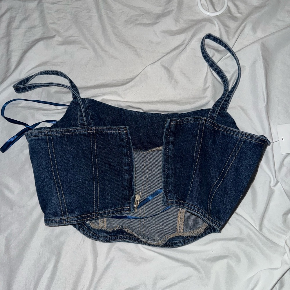 Denim corset - Picture 3 of 5
